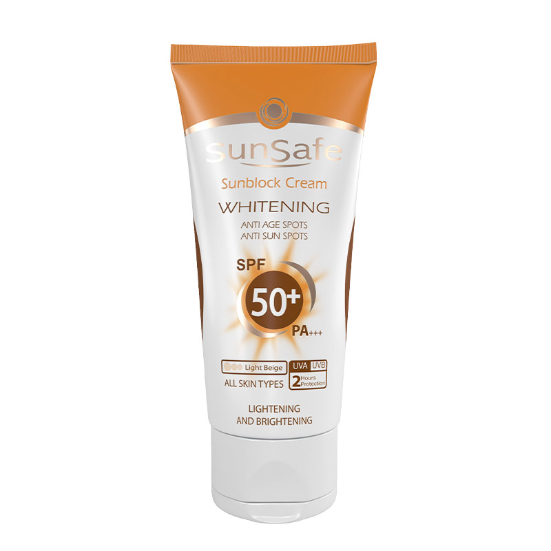 sunsafecare کرم ضد آفتاب روشن كننده +SPF50 سان سیف - تصویر 1