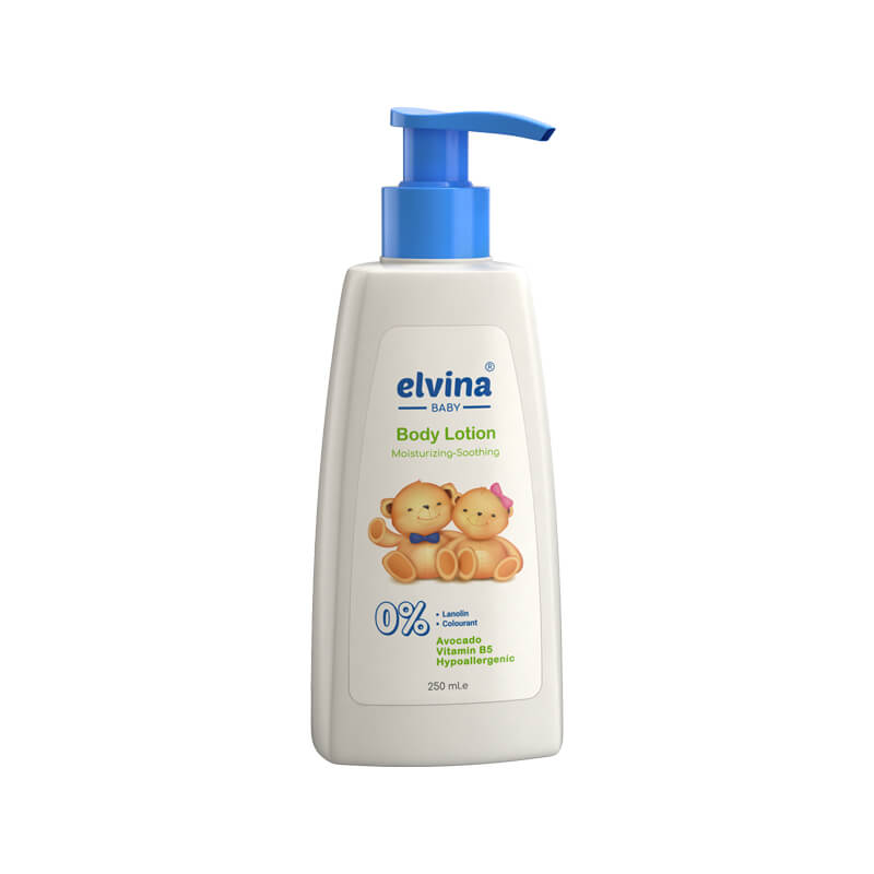 Elvina Baby Body Lotion لوسيون صورت و بدن الوينا ( بطرى) - تصویر 1