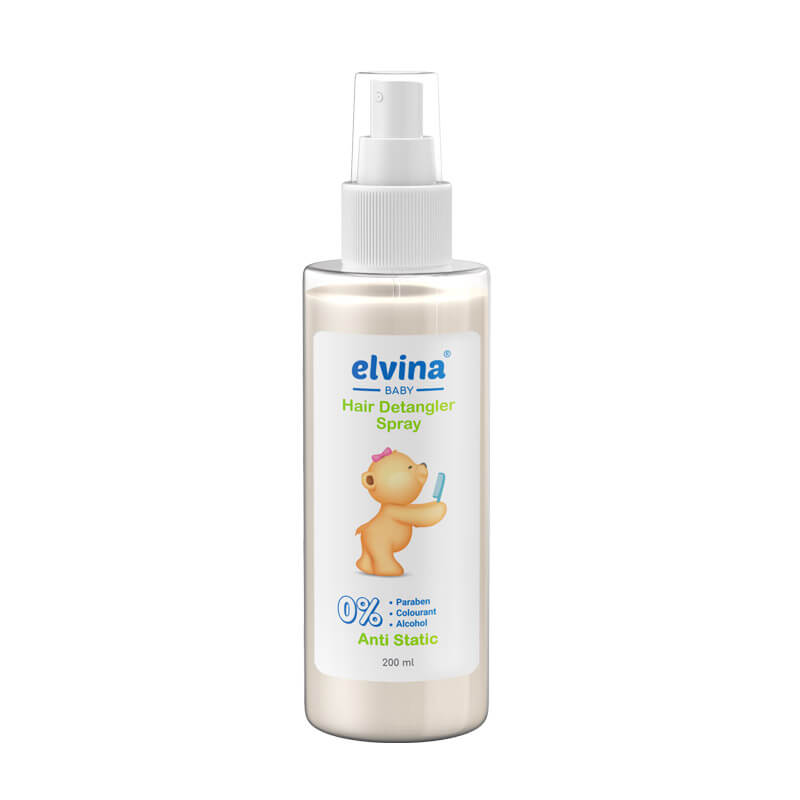 Elvina Baby Hair Conditioner Spray اسپری نرم کننده و گره باز کن الوینا - تصویر 1