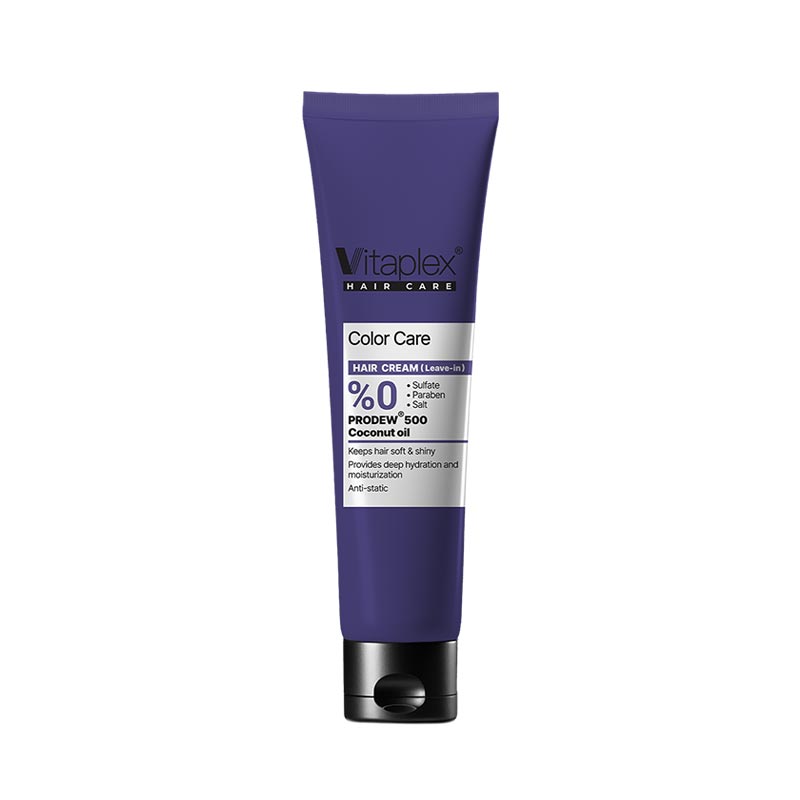 Hair cream for colored hair Vitaplex کرم مو ترمیم کننده موهای رنگ شده (بنفش) ویتاپلکس - تصویر 1