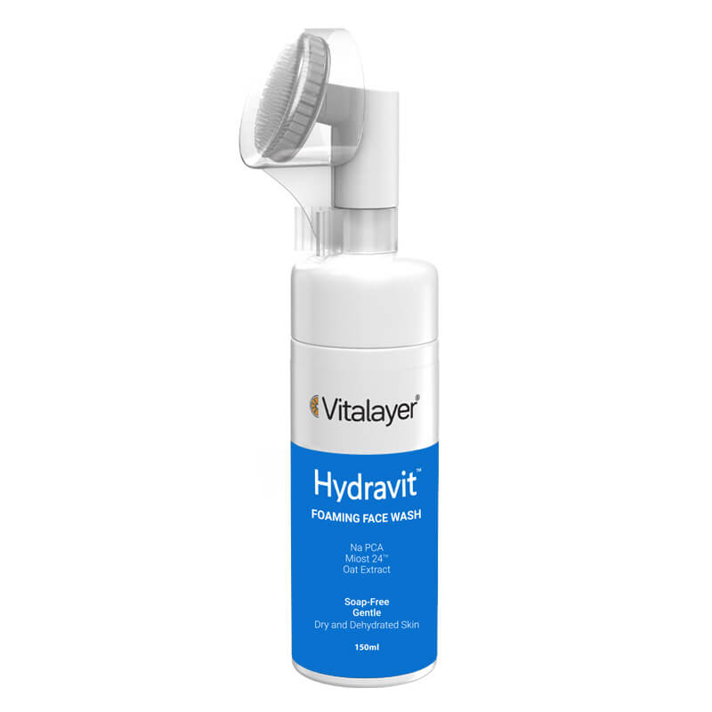 Hydravit Vitalir face wash foam فوم شستشوی هیدراویت پوست های خشک 200میل ویتالیر - تصویر 1