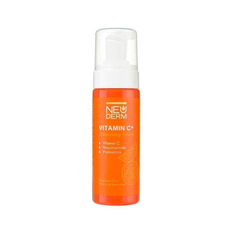Neoderm Vitamin C Facial Cleansing Foam فوم پاک كننده صورت ويتامين C نئودرم - تصویر 1