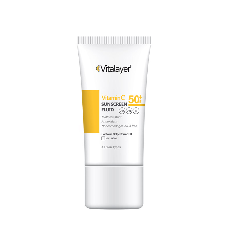 Vitalier Vitamin C Sunscreen Fluid فلوئید ضد آفتاب ویتامین سی ویتالیر - تصویر 1
