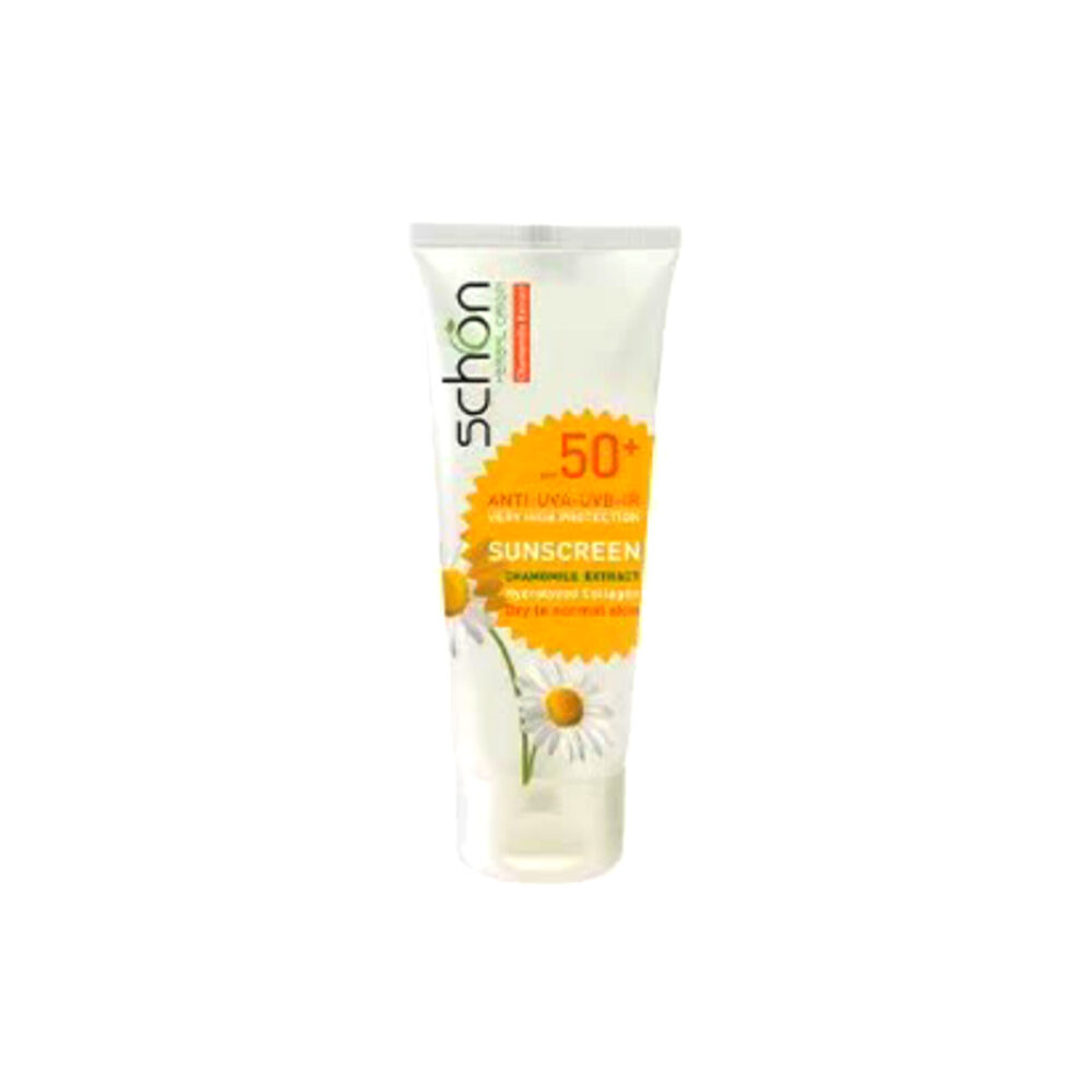 Sun protection cream SPF50 without chain colored fat كرم محافظ آفتاب SPF50 فاقد چربي رنگي زنجيره اي 50ML - شون - Image 1