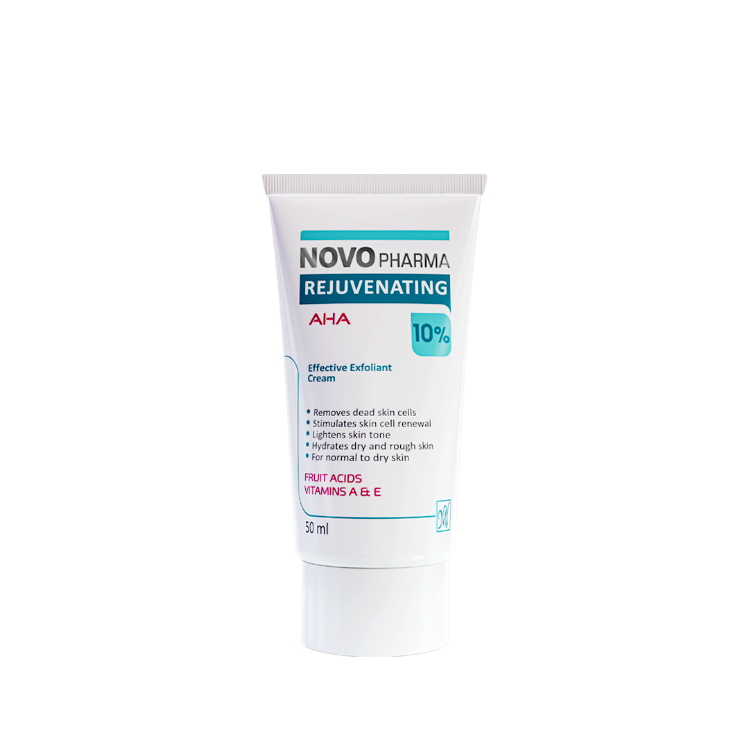 AHA-10-rejuvenating-cream-novopharma-1 کرم جوان کننده AHA 10% نووفارما مای - Image 1
