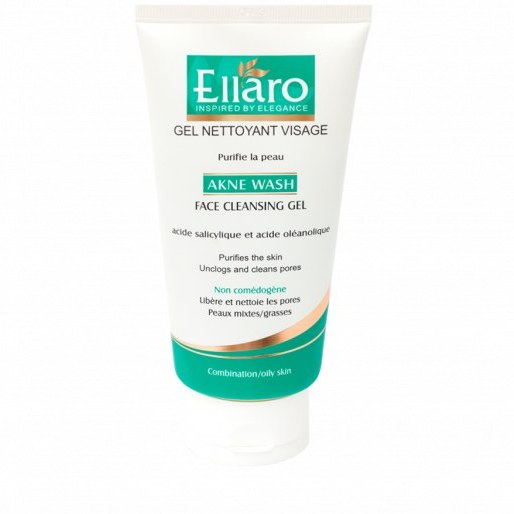 Elaro Acne Wash Facial Wash Gel ژل شستشوی صورت آکنه واش الارو - تصویر 1