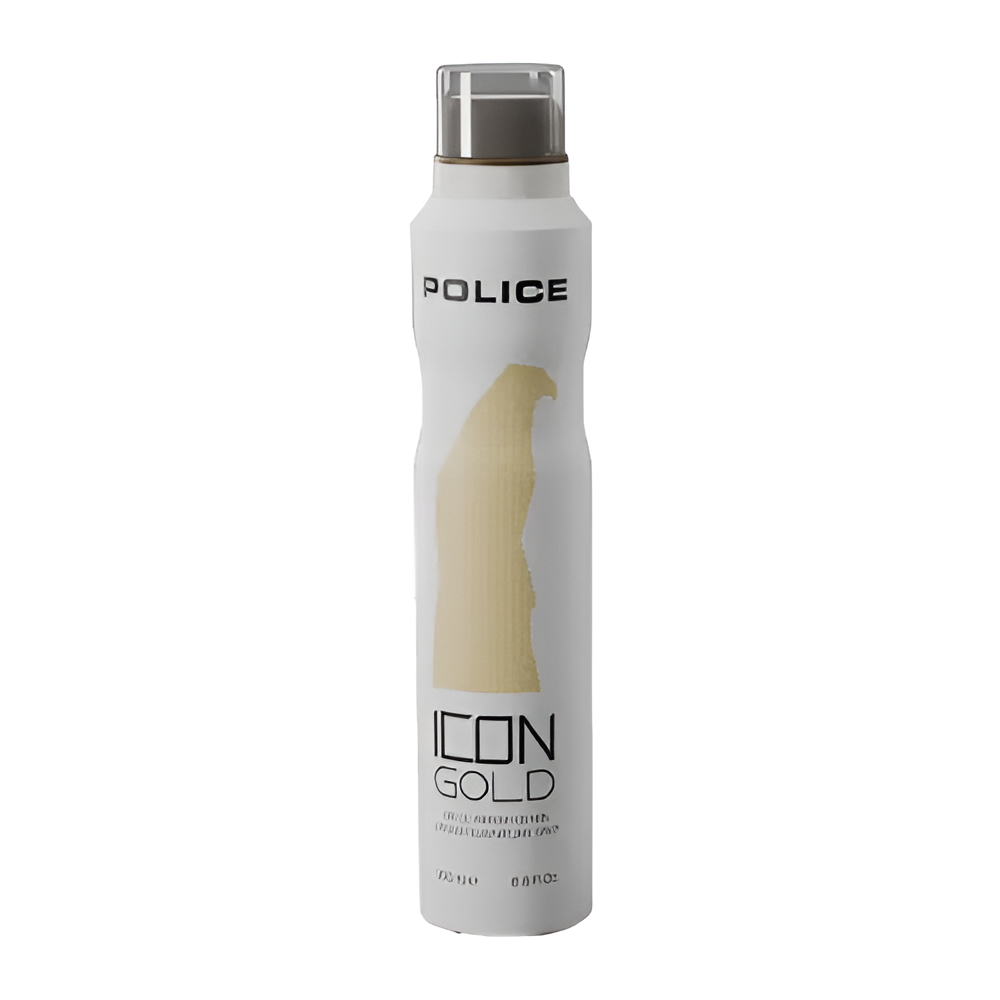 Icon Gold Police Men's Body Deodorant Spray اسپری خوشبوکننده بدن مردانه آیکون گلد پلیس - Image 1