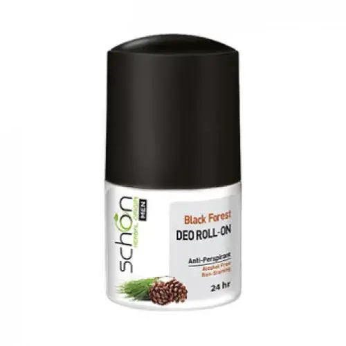 Mom Roll On Deodorant for Men Black Forest (Black) مام رول دئودورانت مردانه بلک فارست(مشکی) شون - Image 1