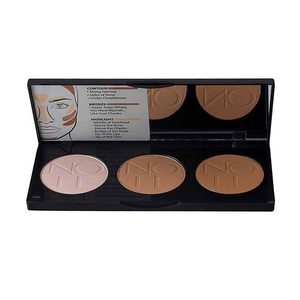 Note Powder Contour Palette01 پالت کانتور پرفکتینگ پودری نوت - تصویر 1