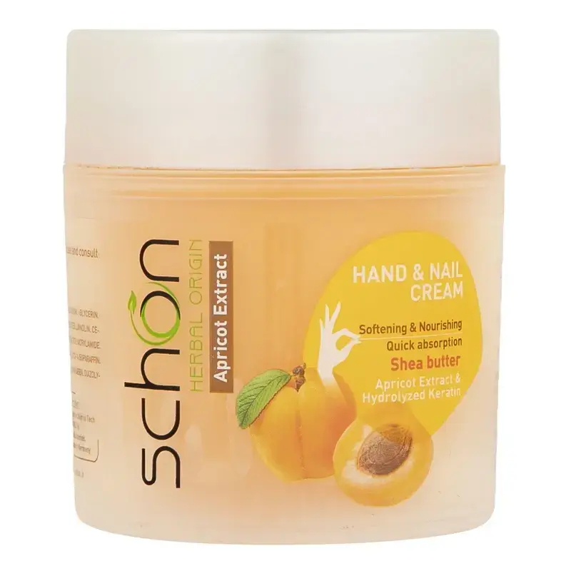 Schon apricot hand and nail cream کرم دست و ناخن زردآلو شون - تصویر 1