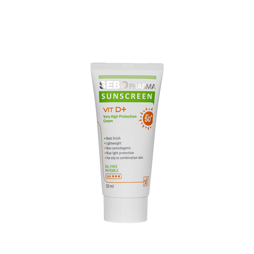 oil-free-invisible-sunscreen-sebopharma کرم ضد آفتابSPF50 فاقد چربی بی رنگ سبوفارما مای - Image 1