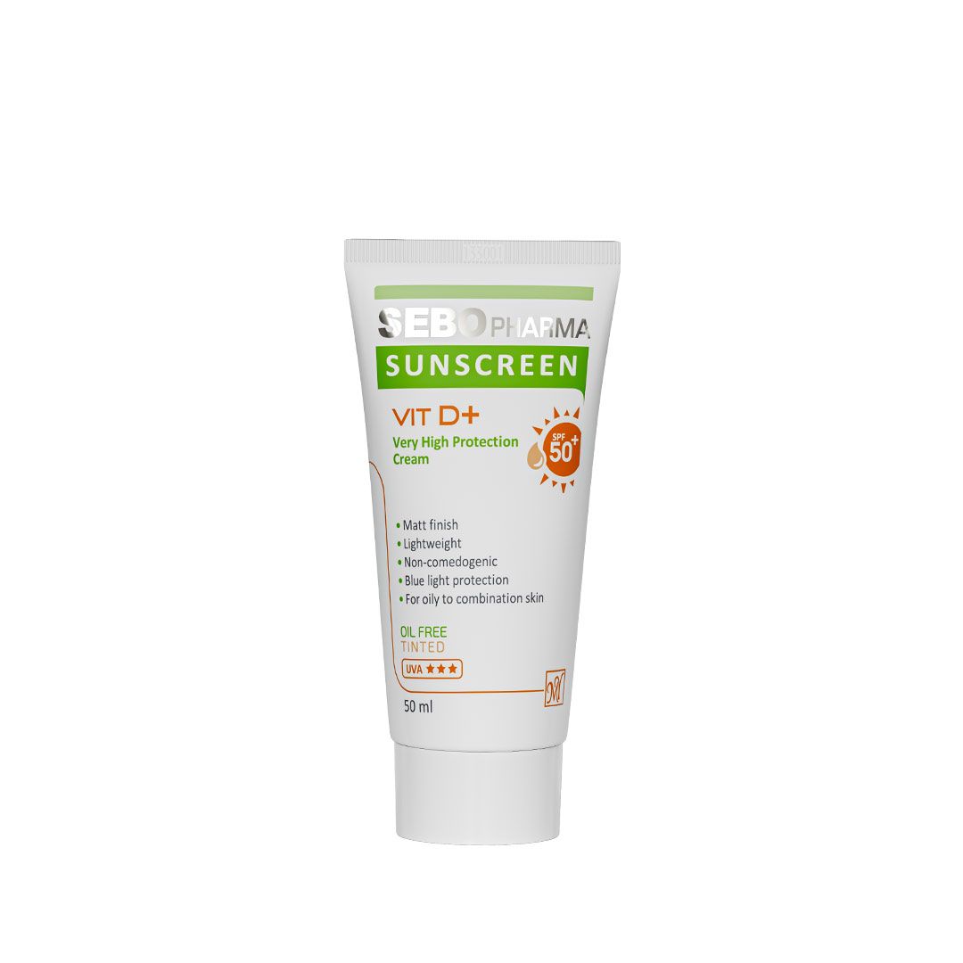 oil-free-tinted-sunscreen-sebopharma کرم ضد آفتاب SPF50 فاقد چربی رنگی سبوفارما مای - Image 1