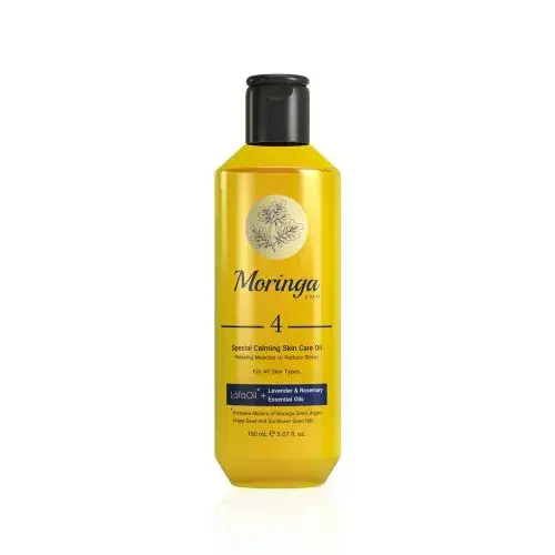 Skin Soothing Oil 4 Suitable for all skin types روغن آرامشبخش پوست 4 مناسب برای انواع پوست مورینگا امو - Image 1