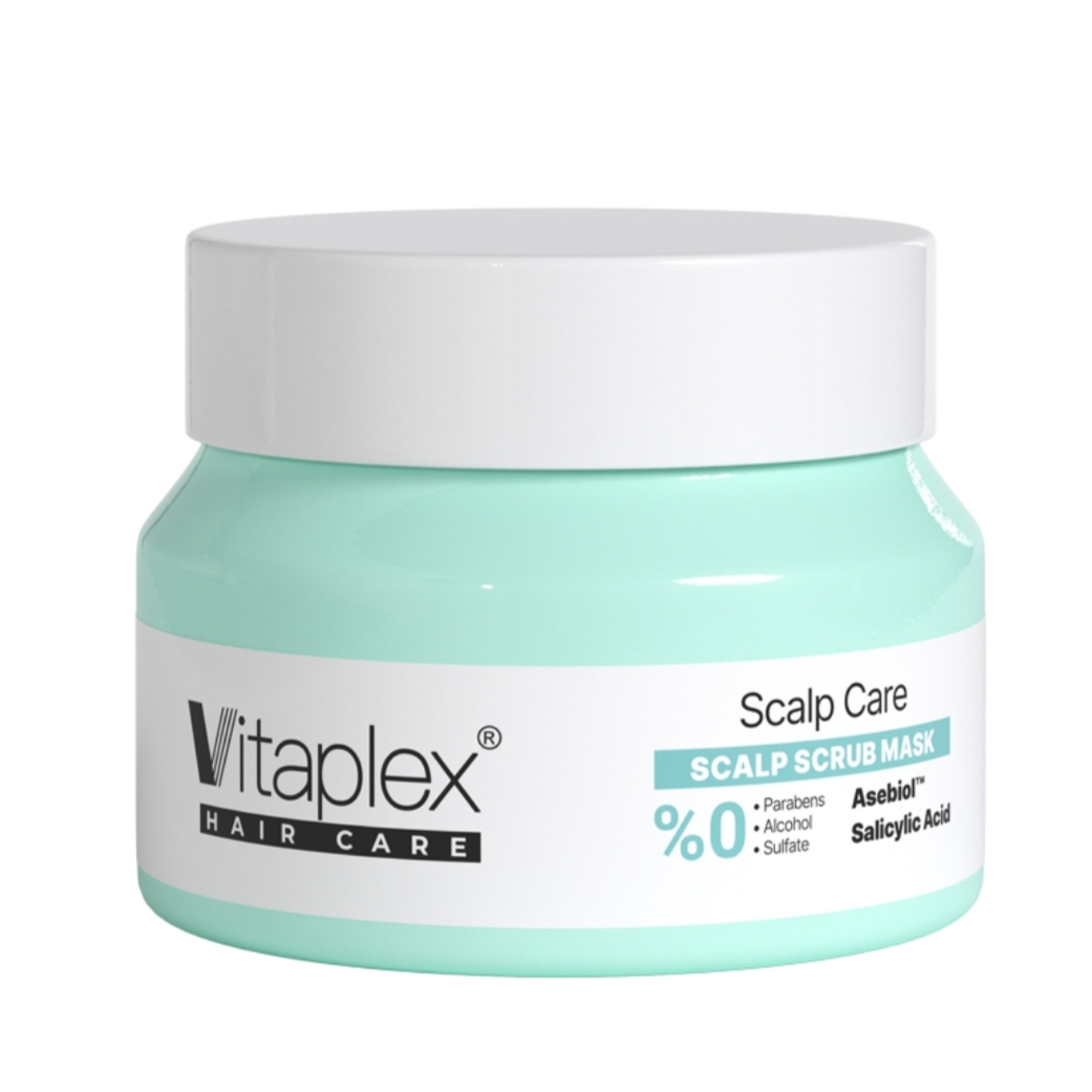 Vitaplex Oil-Regulating and Anti-Dandruff Scrub Mask ماسک اسکراب تنظیم کننده چربی و ضدشوره ویتاپلکس - تصویر 1